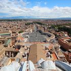 Blick auf die "Ewige Stadt" Rom von der Kuppel des Petersdoms