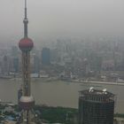 Blick auf die Feinstaubstadt Shanghai