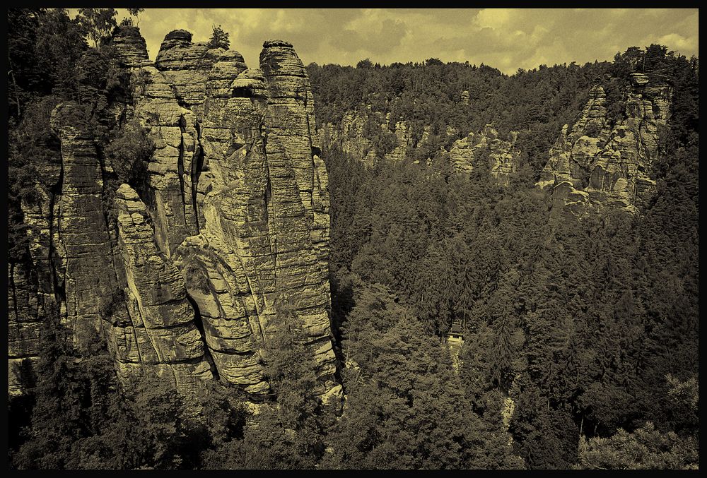 Blick auf die Felsenbühne Rathen