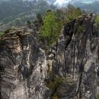 Blick auf die Felsenburg Neurathen