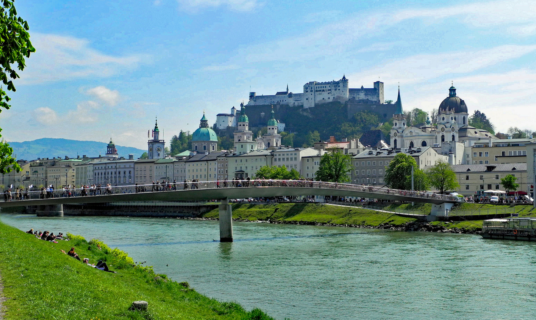 Blick auf die Festung Hohensalzburg