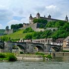 Blick auf die Festung in Würzburg