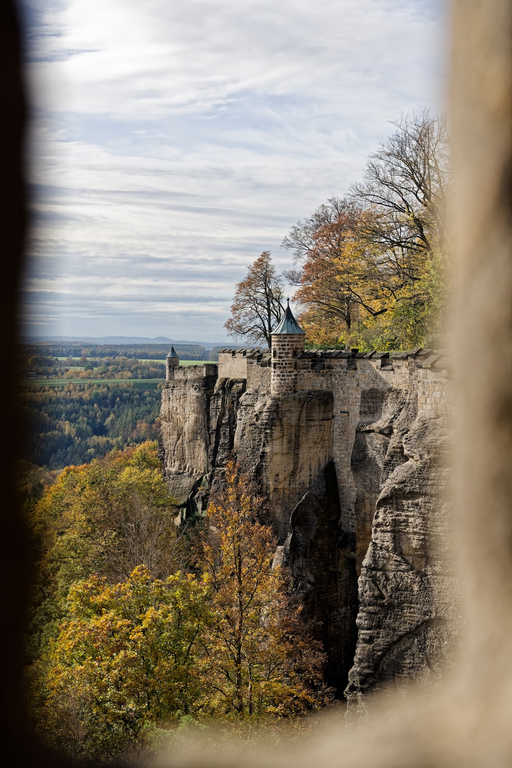 Blick auf die Festung Königstein 