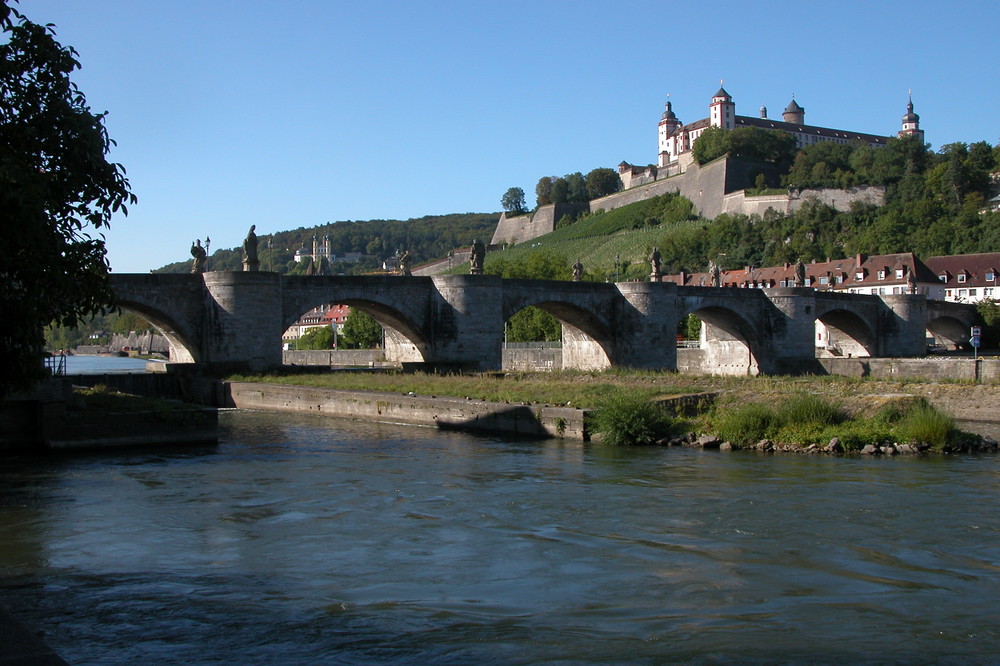 Blick auf die Festung Marienberg