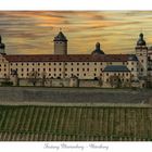 *** Blick auf die Festung Marienberg in Würzburg ***