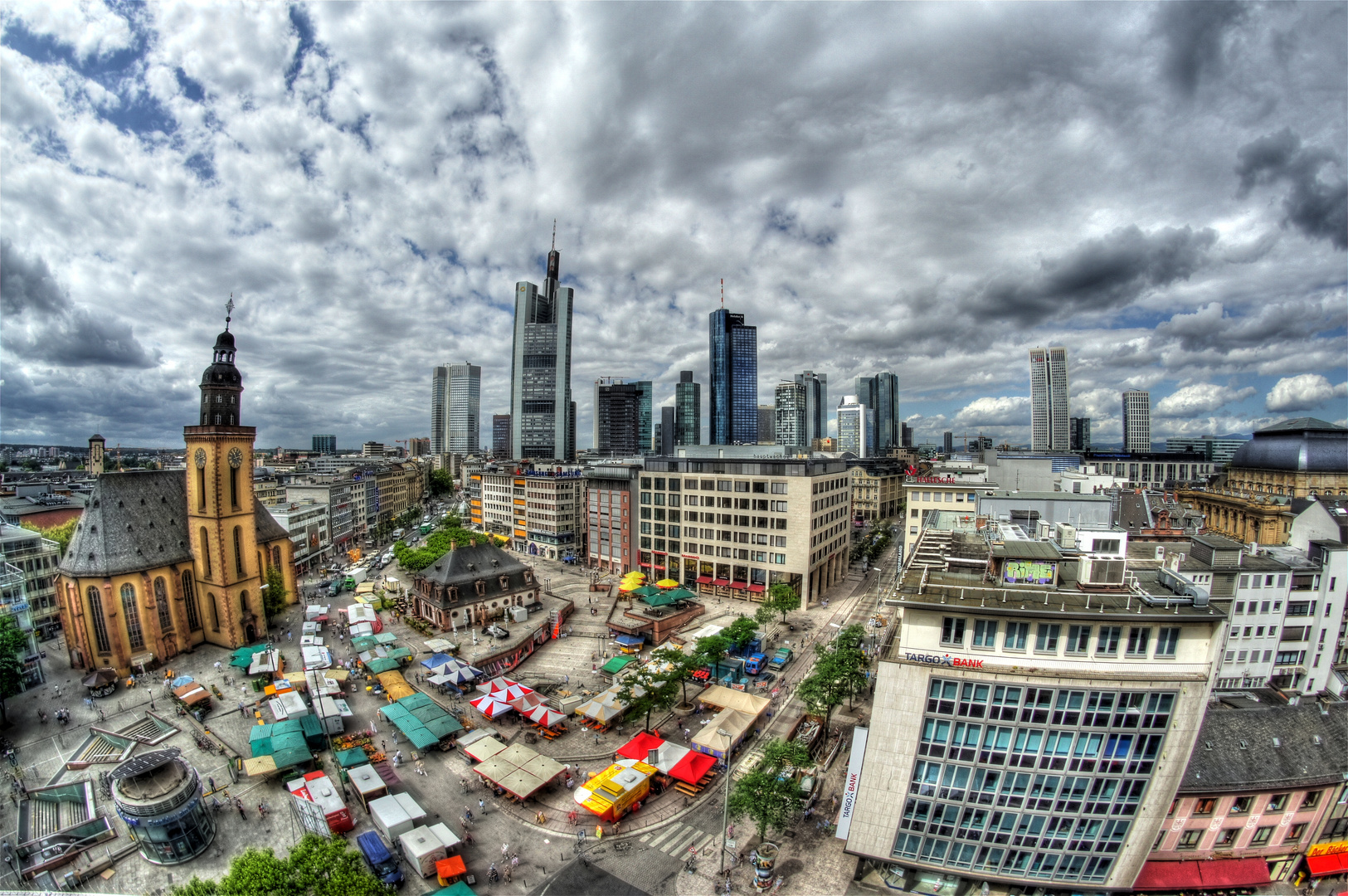 Blick auf die Frankfurter Hauptwache