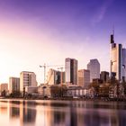 Blick auf die Frankfurter Skyline