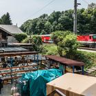 Blick auf die Franz-Josefs-Bahn Richtung Tulln bzw. Gmünd