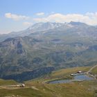 Blick auf die Fuscher Lacke und zum Mankeiwirt