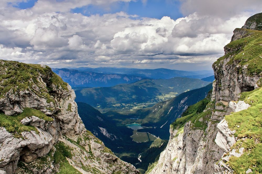 Blick auf die Fusine - Seen