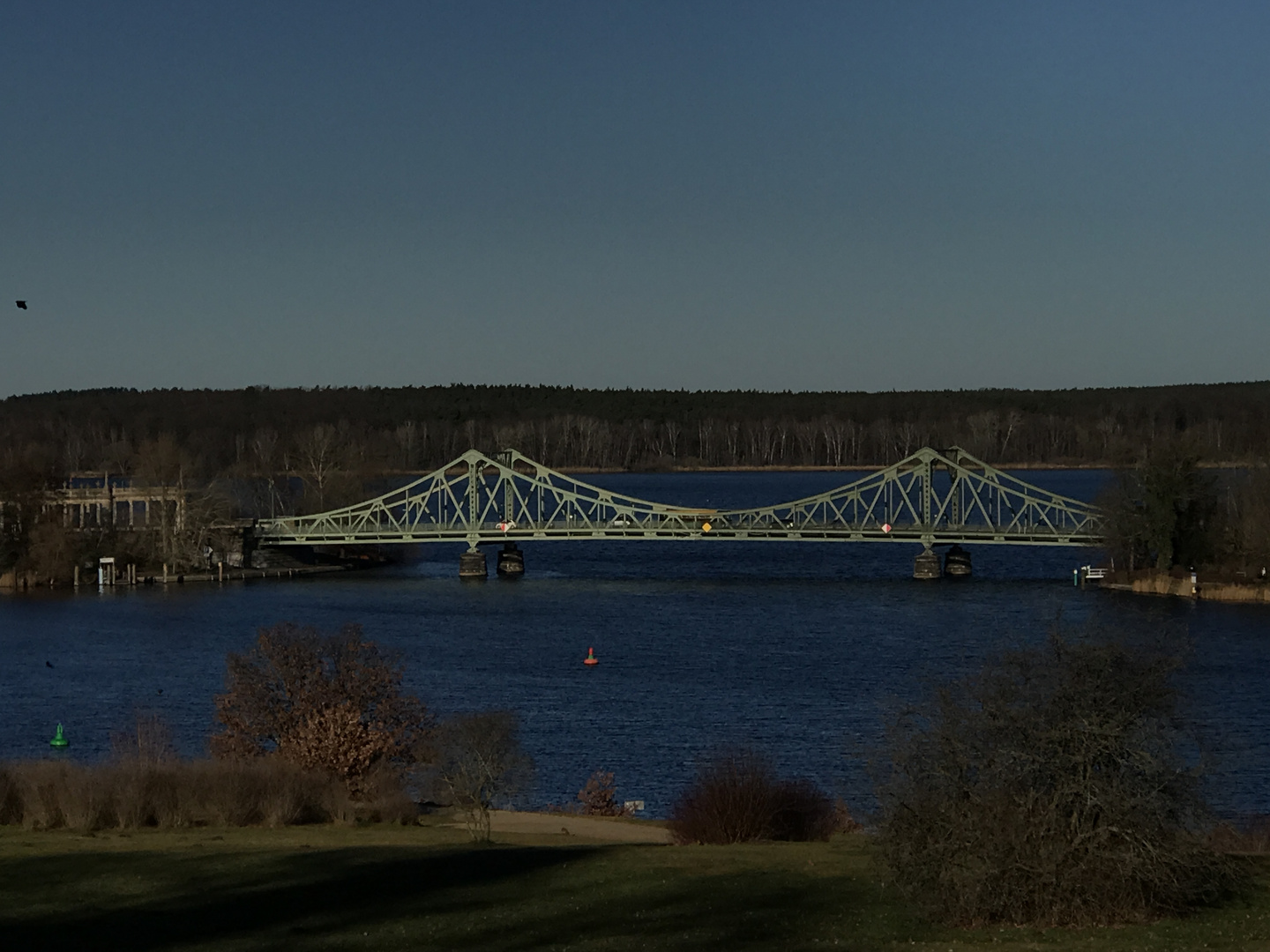 Blick auf die Glienicker Brücke