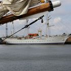 Blick auf die Gorch Fock...