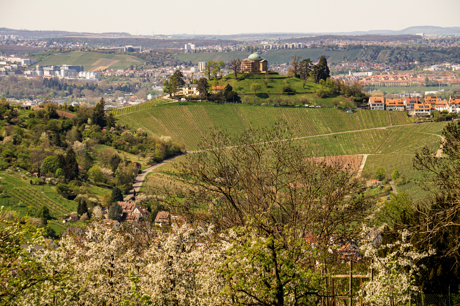 Blick auf die Grabkapelle