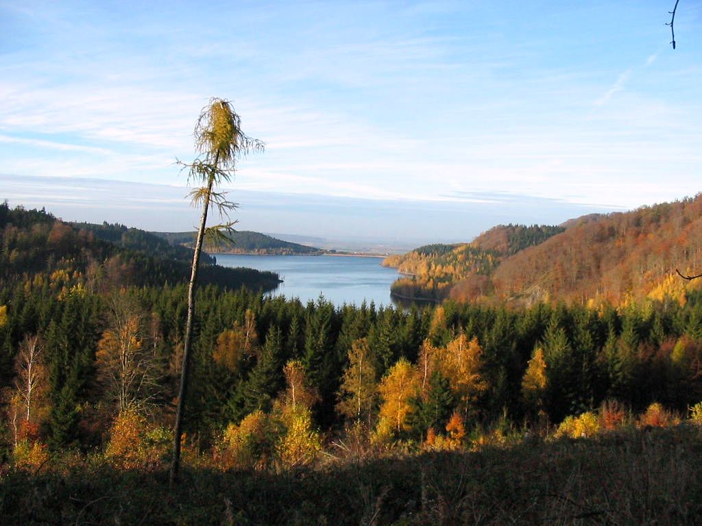 Blick auf die Granetalsperre