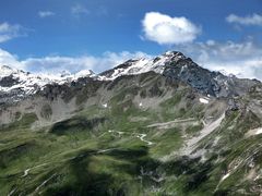 Blick auf die Großglockner-Hochalpenstraße (Österreich)