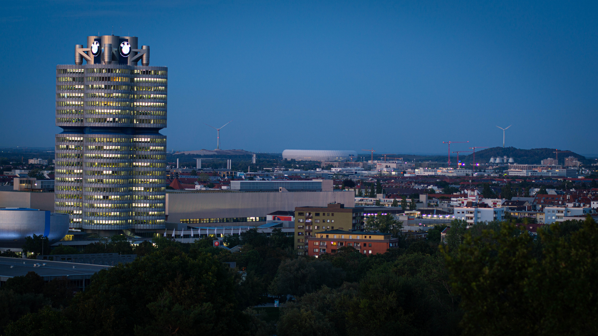 Blick auf die Großstadt