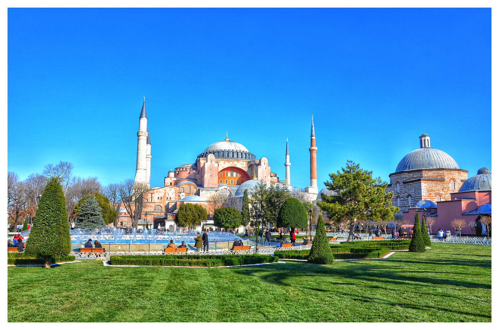 Blick auf die Hagia Sofia Ayasofya