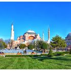 Blick auf die Hagia Sofia Ayasofya