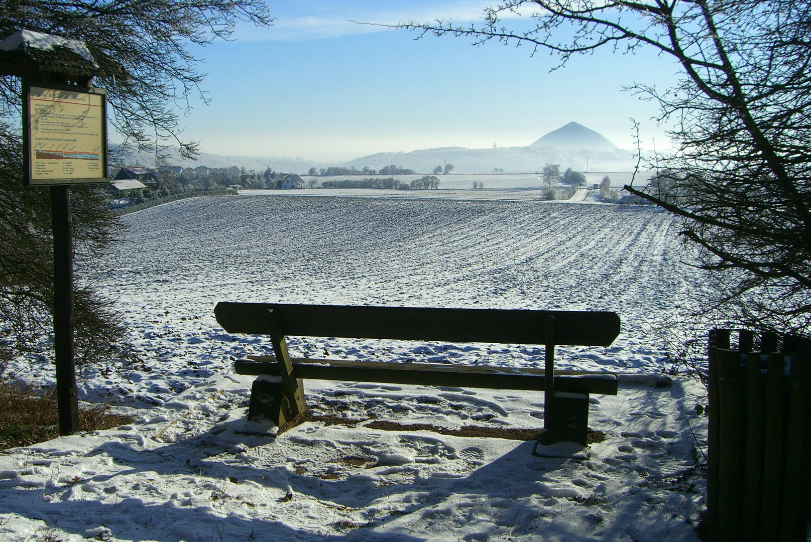 Blick auf die Halde des Thomas Münzer Schachtes