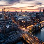 Blick auf die Hamburger Hafencity