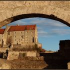 Blick auf die Hauptburg...