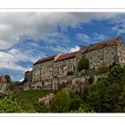 Blick auf die Hauptburg im Frühling...