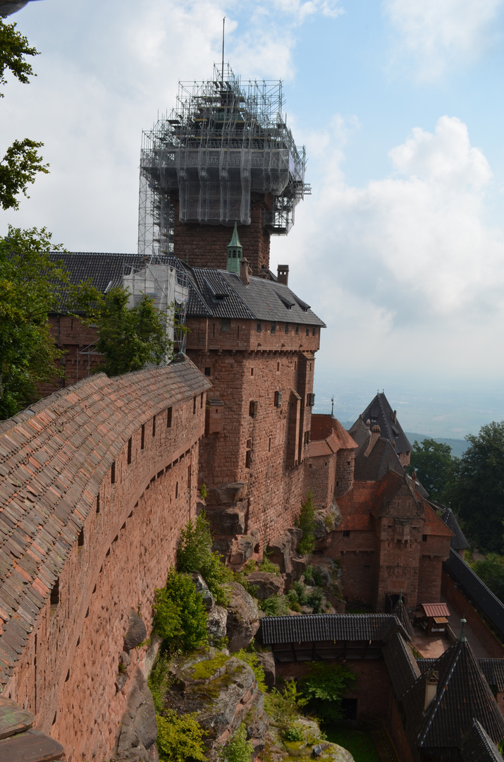 Blick auf die Haut Koenigsbourg