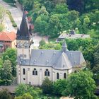 Blick auf die Herz Jesu Kirche...