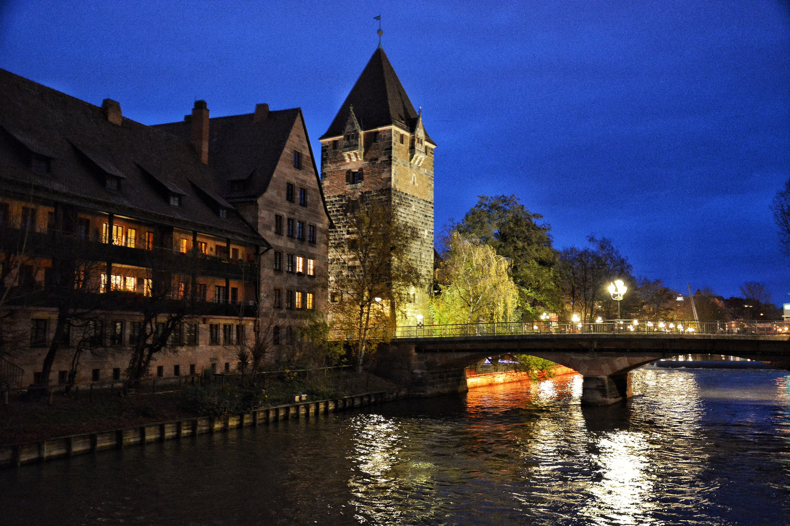 Blick auf die Heubrücke