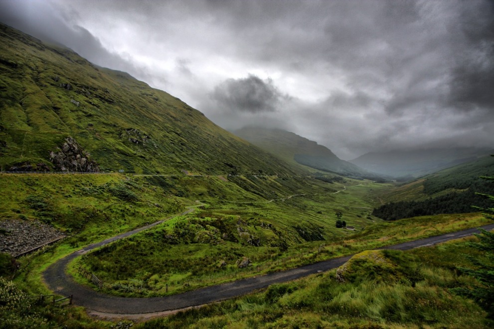 Blick auf die Highlands