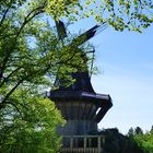 Blick auf die historische Mühle . . .