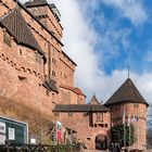 Blick auf die h.koenigsbourg fr. elsass