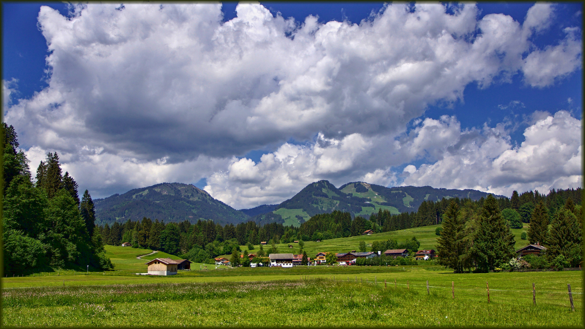 Blick auf die Hörnergruppe