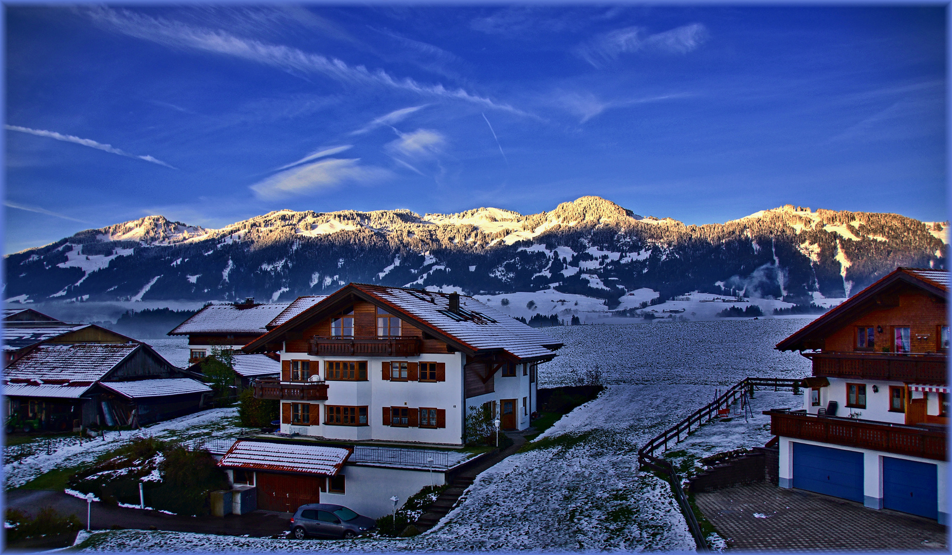 Blick auf die Hörnerguppe