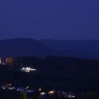 Blick auf die Hörselberge bei Eisenach