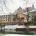 Blick auf die Hofhaltung und die Burg in Wertheim 