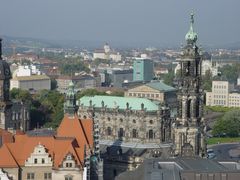 Blick auf die Hofkirche von der Frauenkirche aus