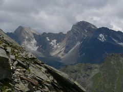 Blick auf die Hohe Weise beim Anstieg zur Sephiarspitze aus!