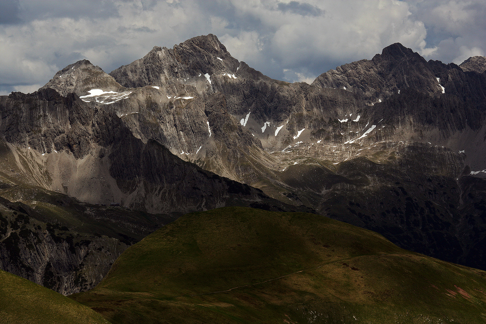 Blick auf die Hornbachkette