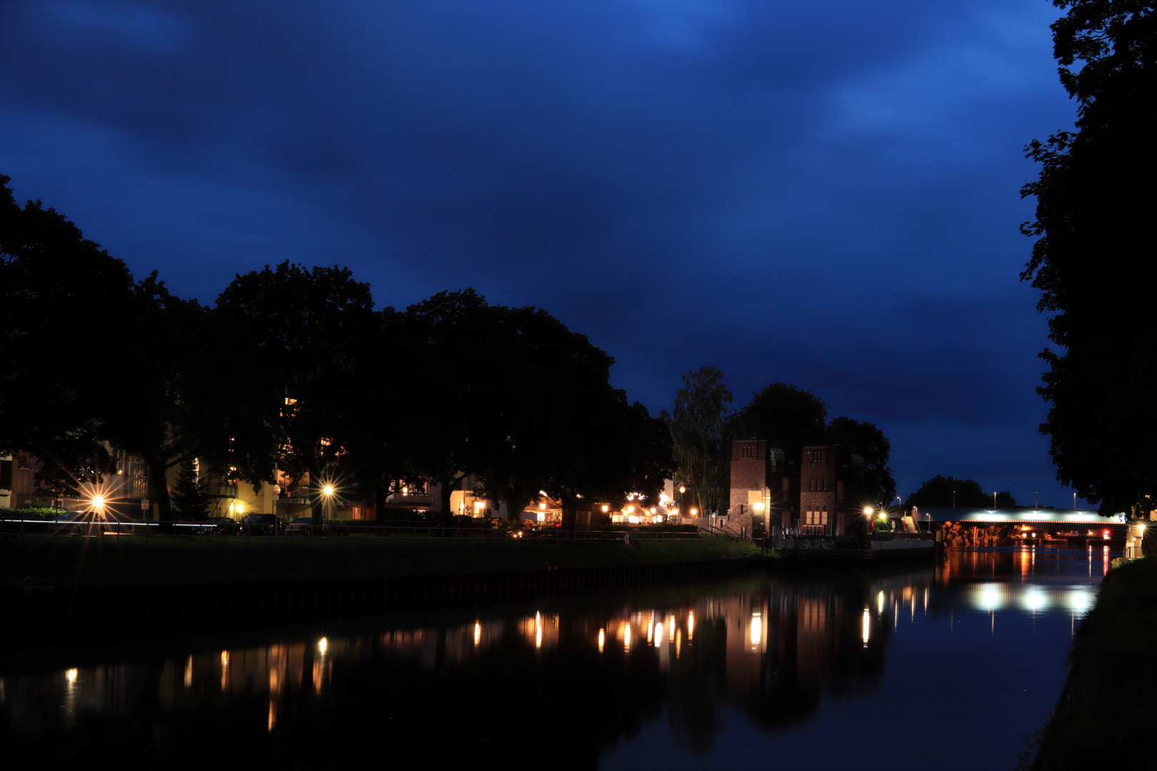 Blick auf die Hunte in Oldenburg