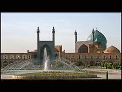 Blick auf die Imam Moschee in Isfahan