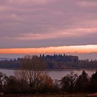 Blick auf die Insel Mainau und die Alpen