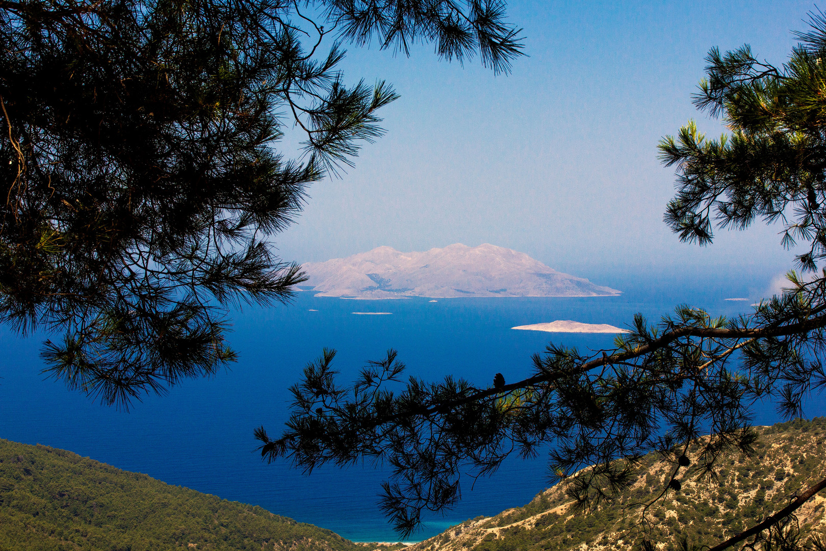 Blick auf die Insel Makri