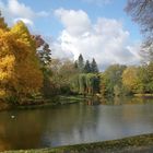 Blick auf die Insel Siebenbergen am späten Nachmittag