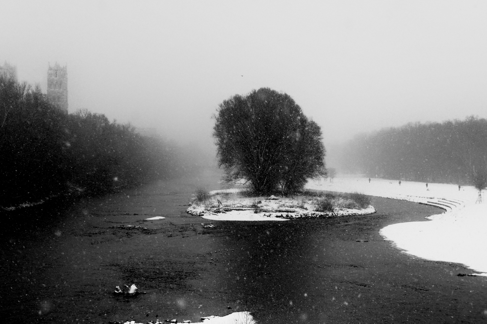 Blick auf die Isar