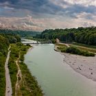 Blick auf die Isar Richtung Süden 2.Versuch