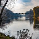 Blick auf die Isar Strom aufwärts