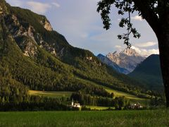 Blick auf die Julischen Alpen