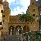 Blick auf die Kathedrale von Cita di Cefalu / Palermo