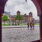 Blick auf die Kathedrale von Cusco